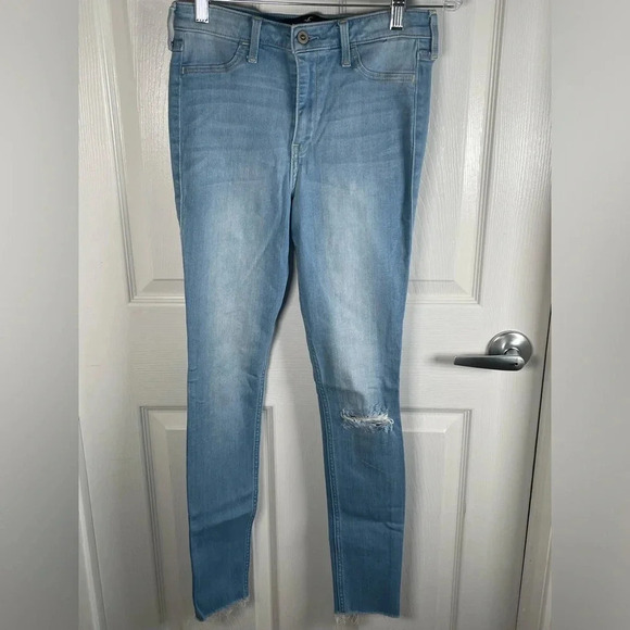 Hollister High Rise Jean Leggings Advanced Stretch Size 28 - Picture 6 of 10